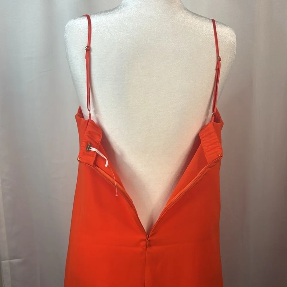 Free People Red Orange Mila Sweetheart Neckline Bustier Mini Dress- NWT - Picture 10 of 13